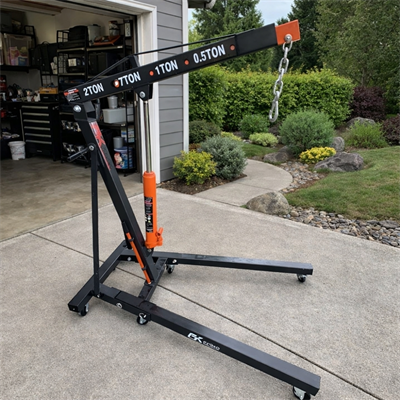 FRIKO 2 Ton Katlanır Hidrolik Vinç - Motor Kaldırma Caraskalı