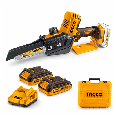 INGCO Akülü Dal Kesme Testeresi 20V 2Ah Çift Akülü 15 cm