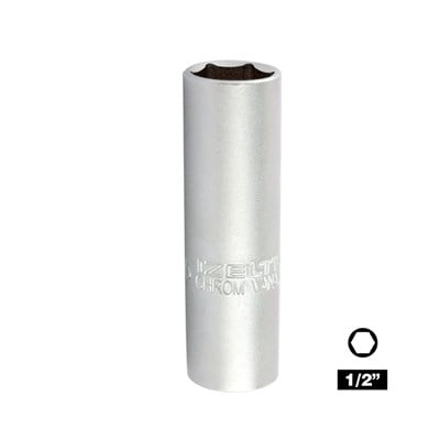 IZELTAS 1/2 Altı Köşe Buji Lokması Lastikli 16 mm