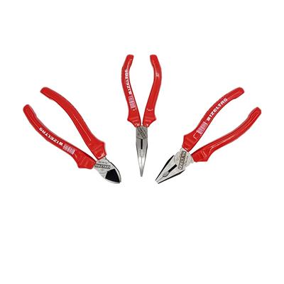 IZELTAS Pense Seti Kargaburun - Kombine Pense - Yan Keski Opak Seri 160 mm 3 Parça