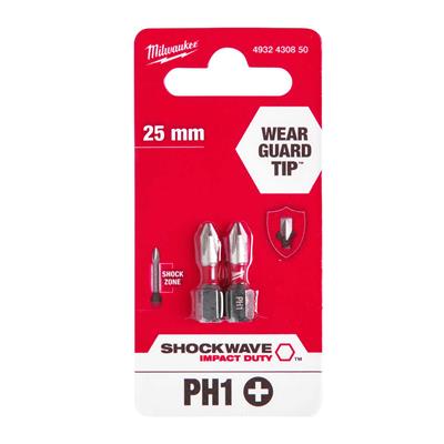 MILWAUKEE PH1 Bits Vidalama Yıldız Uç 25 mm