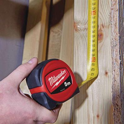 MILWAUKEE Şerit Metre Slımlıne 25 mm 8 Metre