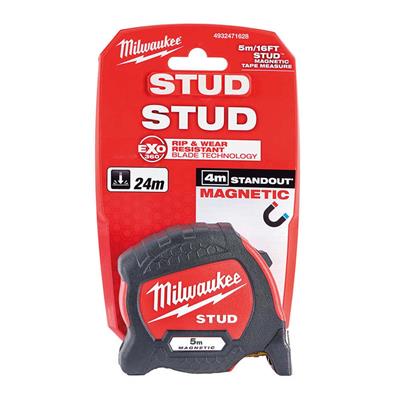 MILWAUKEE Şerit Metre Stud Manyetik Metre Gen2 5 Metre