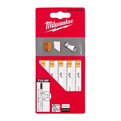 MILWAUKEE T101Bf Dekupaj Bıçağı Bi-Metal Temiz Kesim 75 mm 5 Adet