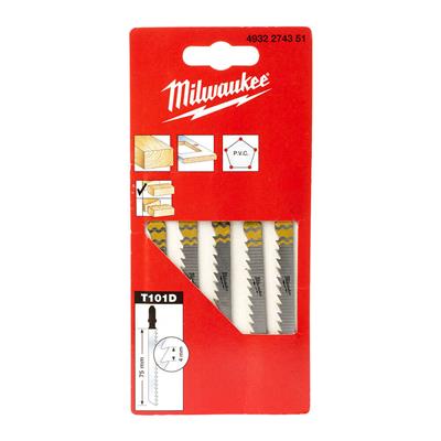 MILWAUKEE T101D Dekupaj Bıçağı Ağaç 75 mm 5 Adet