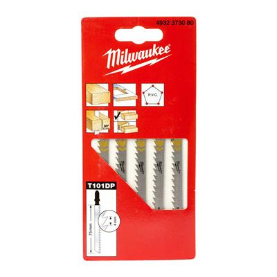 MILWAUKEE T101DP Dekupaj Bıçağı Düz Kesim 75 mm 5 Adet