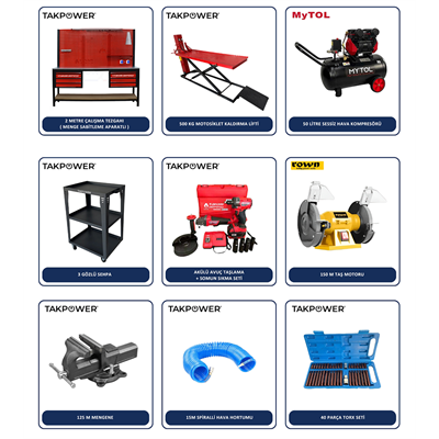 Eko Motosiklet Servis Kurulum Paketi