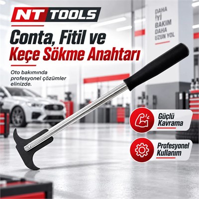 NT TOOLS Conta Fitil ve Keçe Sökme Anahtarı