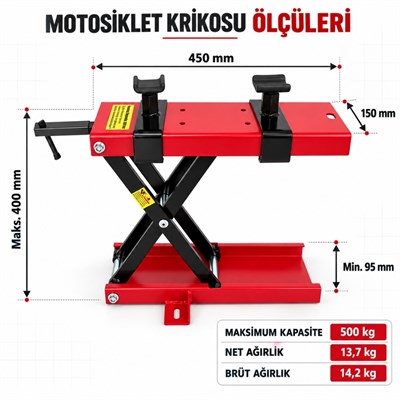 NT TOOLS Motorsiklet Kaldırma Standı 500 Kg