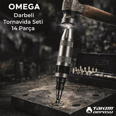 OMEGA EG2015 Darbeli Tornavida Seti 14 Parça