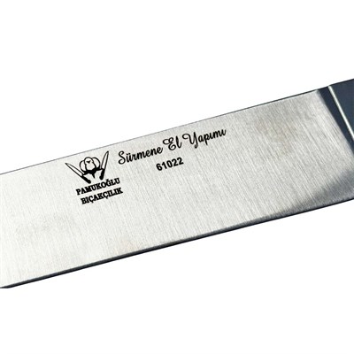 Pamukoğlu Sürmene Kasap Bıçağı Ahşap Saplı 33 Cm
