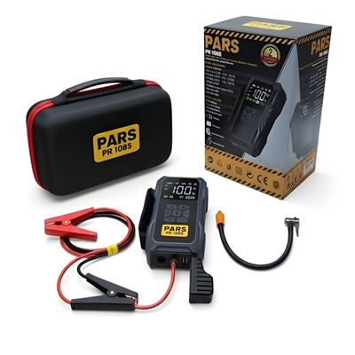PARS 1085 Dijital Lastik Şişirme Pompası ve Jump Starter 13000Mah