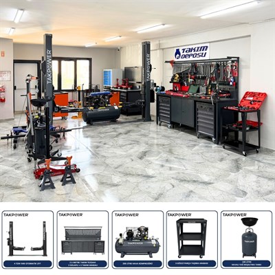 Premium Motor Mekanik Oto Servis Kurulum Paketi