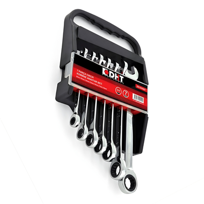 PRODHT Cırcır Kombine Anahtar Takımı 7 Parça