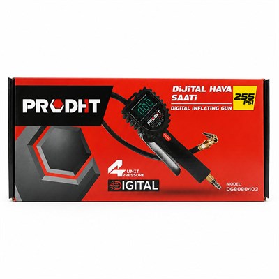 PRODHT Dijital Hava Saatli Lastik Şişirme Tabancası Pro 0-255 Psı