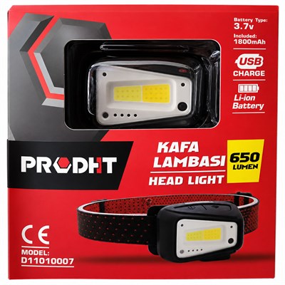 PRODHT Led Kafa Lambası 650 Lümen