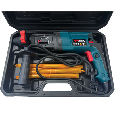 REDMAX Z1C-DK-26C Kırıcı Delici Matkap 800 W + Kırıcı Delici Uç Seti