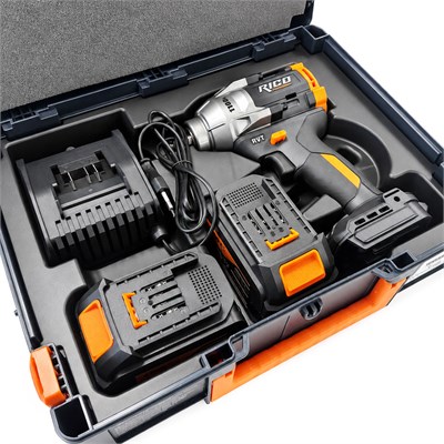 RICO 1/2 Akülü Darbeli Somun Sıkma ve Sökme Makinesi Kömürsüz 1100Nm 20V 6 Ah