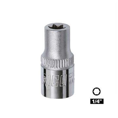 RICO 1/4 E4 Torx Lokma