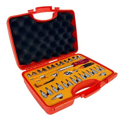 RICO 1/4 Altı Köşe Lokma Takımı ve Bits Uç Seti 40 Parça