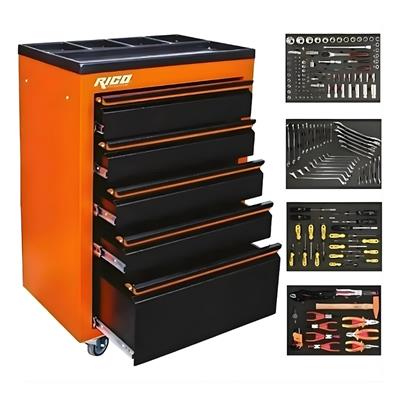 RICO 5 Çekmeceli Dolu Takım Arabası 184 Parça 025-TA0016