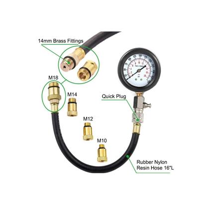 RICO Benzinli Yakıt Kompresyon Test Kiti Cihazı