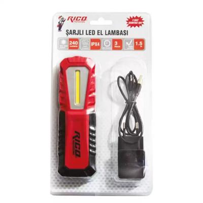 RICO 013-RC0037 Şarjlı Mıknatıslı Led Lamba 240 Lümen
