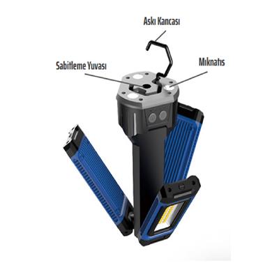 RICO 013-RC0039 Tripodlu Şarjlı Led Çalışma Lambası