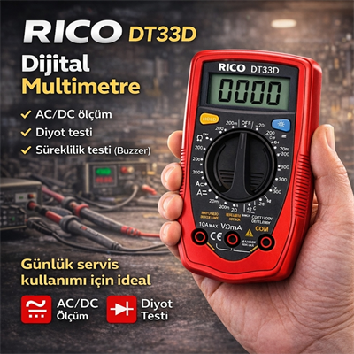 RICO UT 33D Digital Multimetre