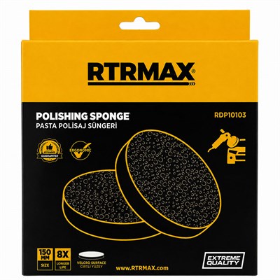 RTRMAX RDP10103 Polisaj Süngeri Cırtlı Ped 150 mm