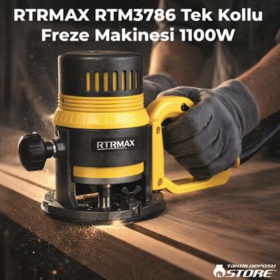 RTRMAX RTM3786 Tek Kollu Freze Makinesi 1100W
