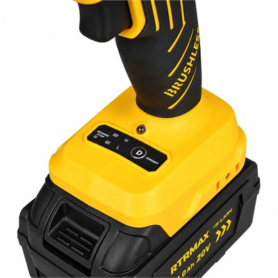 RTRMAX RTS5020 Şarjlı Torklu Vidalama Kömürsüz Çift Akülü 20V 4Ah