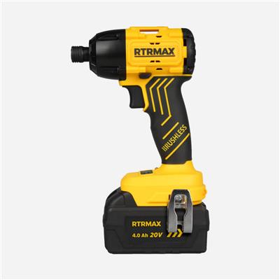 RTRMAX RTS5020 Şarjlı Torklu Vidalama Kömürsüz Çift Akülü 20V 4Ah