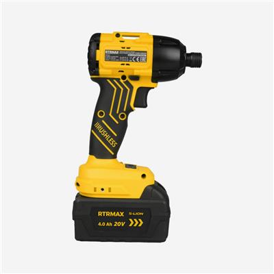 RTRMAX RTS5020 Şarjlı Torklu Vidalama Kömürsüz Çift Akülü 20V 4Ah