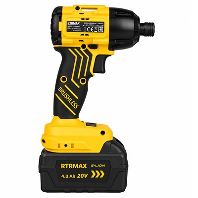 RTRMAX RTS5020 Şarjlı Torklu Vidalama Kömürsüz Çift Akülü 20V 4Ah