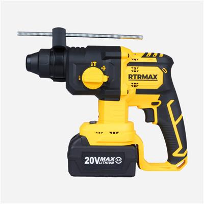 RTRMAX RTS5040 Şarjlı Elektropnömatik Kırıcı Delici Matkap SDS Plus Çift Akülü S-Lion 4Ah