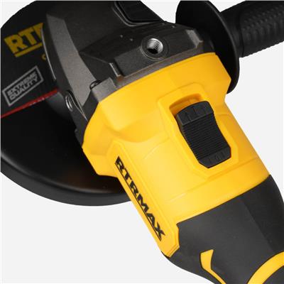 RTRMAX RTS5050 Şarjlı Avuç Taşlama Makinesi Kömürsüz Çift Akülü S-Lion 4Ah