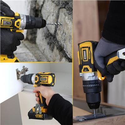 RTRMAX RTX2014B Şarjlı Darbeli Matkap Kömürsüz X-Lion - (Aküsüz)