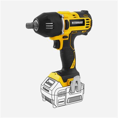 RTRMAX RTX2029B 1/2 Akülü Somun Sıkma ve Sökme Makinesi Kömürsüz 400Nm - (Aküsüz)