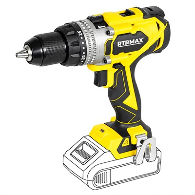 RTRMAX RTX3020B Şarjlı Darbeli Matkap X-Lion - (Aküsüz)