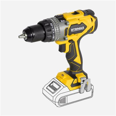 RTRMAX RTX3020B Şarjlı Darbeli Matkap X-Lion - (Aküsüz)