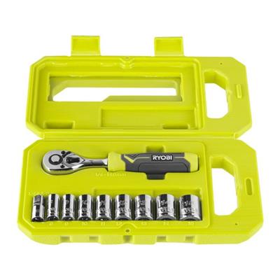 RYOBI RHRS10PC 1/4 Cırcırlı Lokma Seti 10 Parça