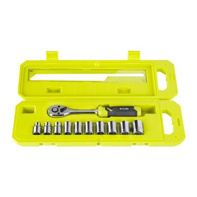 RYOBI RHRS11PC 3/8 Cırcırlı Lokma Seti 11 Parça