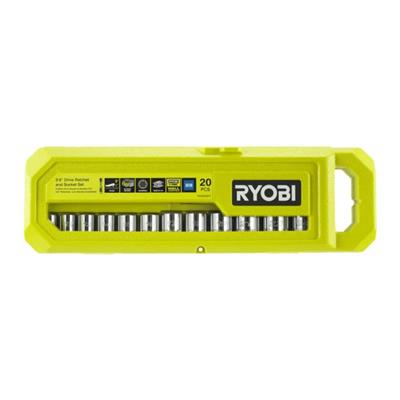 RYOBI RHRS20PC 3/8 Cırcırlı Lokma Seti 20 Parça