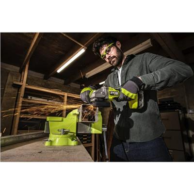 RYOBI RAG18X-1C40S Akülü Avuç Taşlama Makinesi One+ Kömürsüz 18V Li-Ion 4 Ah