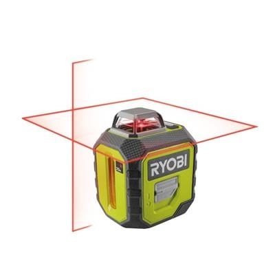 RYOBI RB360RLL Çapraz Lazer Metre Profesyonel Lazer Şakül 360 Derece Kırmızı