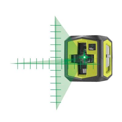 RYOBI RBCLLG2 Çapraz Lazer Metre Profesyonel Lazer Şakül 15 Metre Yeşil