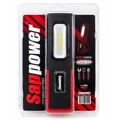 SAPPOWER IW-LF-01 Şarjlı Led Çalışma Lambası 400 Lümen