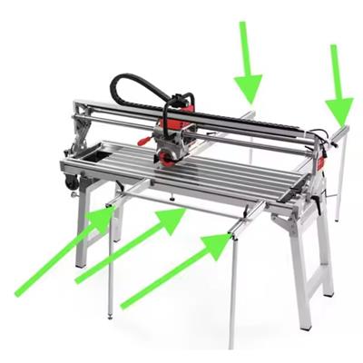 Shijing Tools 9063-1600 Tezgah Tip Elektrikli Mermer Seramik ve Fayans Kesme Makinesi - Sulu Kesim