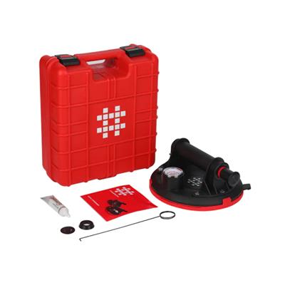 Shijing Tools P611 Hava Pompalı Basınç Ölçerli Vantuz - Cam Granit Seramik Ayna Taşıma Vantuzu